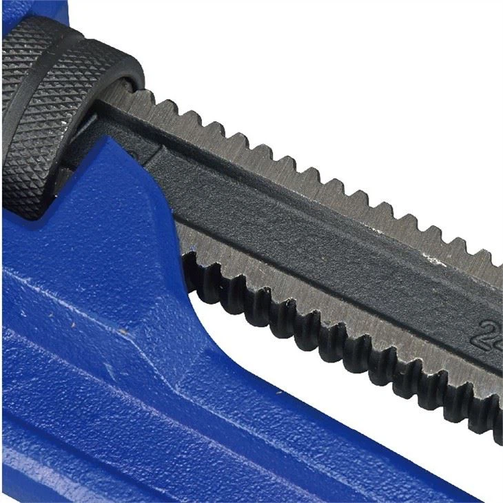 SALI Heavy Duty Straight Pipe Wrench With Sticky Plastic Handle